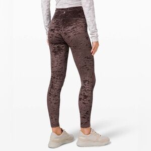 Lululemon Wunder Lounge High-Rise Tight 28" *Crushed Velvet French Press size 4